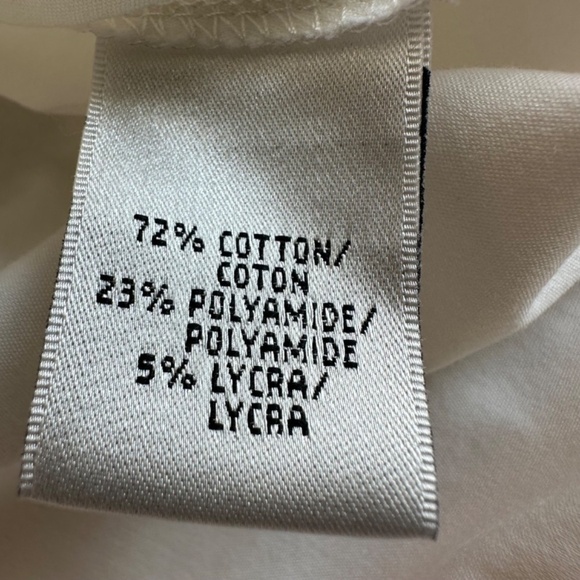 Lafayette148 White Top/Blouse/Tunic Short Sleeve Surplice Neck Wrap Front Large - Picture 13 of 16